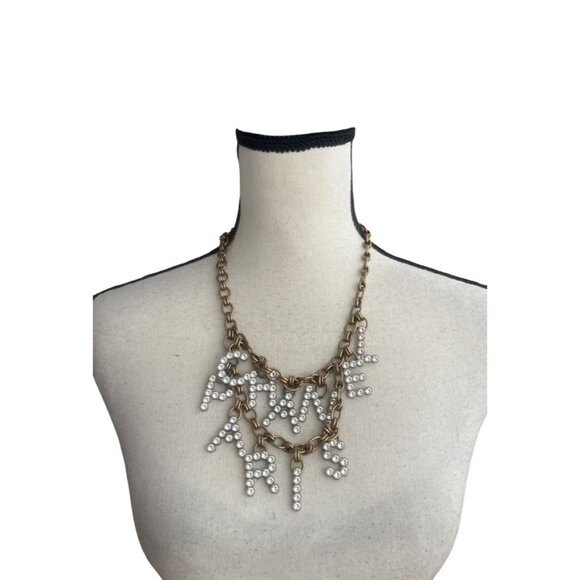 Chanel City of Lights crystal metal necklace